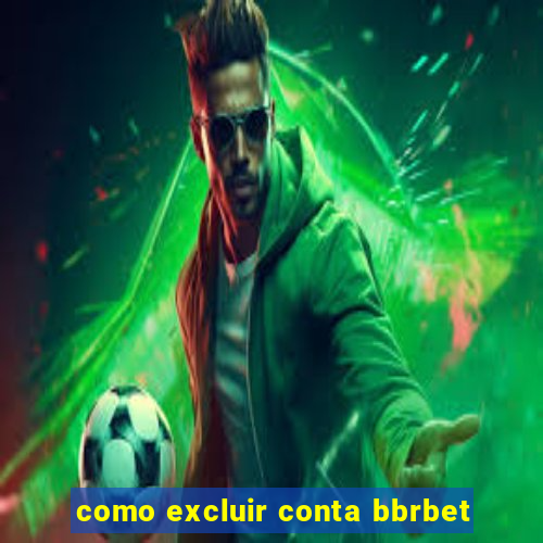 como excluir conta bbrbet